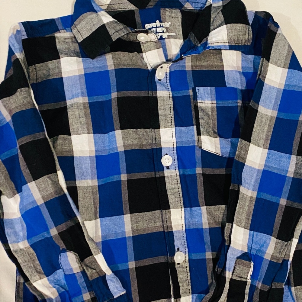 Boys long sleeve button up shirt